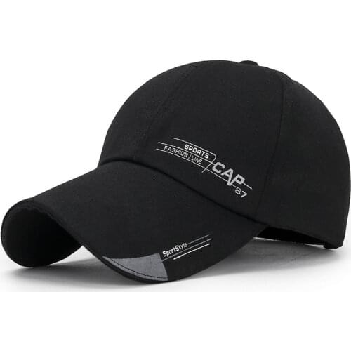 Unisex Quick-drying Baseball Cap Sunscreen Curved Sun Visor Solid Color Fashion Adjustable Hat Sports Outdoor Street Hip-hop Hat