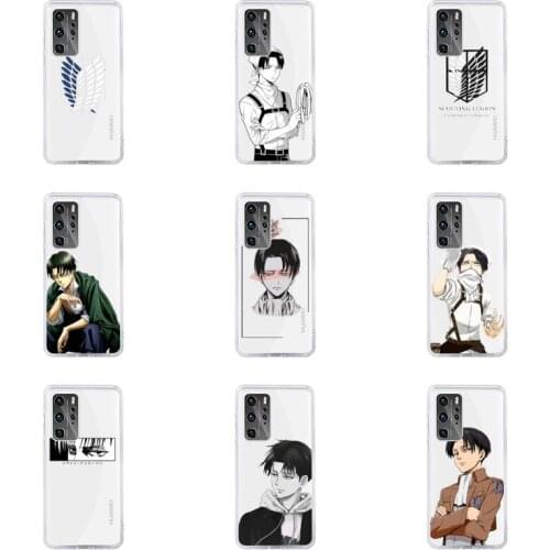 Attack On Titan Phone Case For Huawei P40 P30 P20 Mate Honor 10i 30 20 i 10 40 8x 9x Pro Lite Transparent Cover