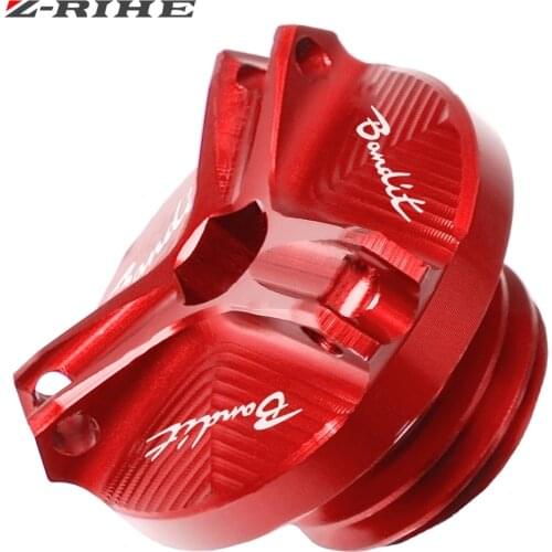 For Suzuki GSF 600 S 1250 GSF 650 S N 250 Bandit 650S Aluminum Motorcycle Accessories Engine Oil Tank Cap Oil Filler Cup