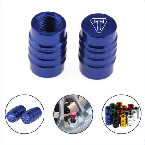 For Triumph TIGER 1200 EXPLORER Trophy/SE STREET TWIN AMERICA SPEEDMASTER Wheel Tire Valve Stem Caps Airtight Covers
