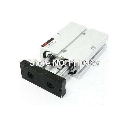 Dual Shaft 20 x 30 Magnet Attach Air Pneumatic Cylinder 11cm Length