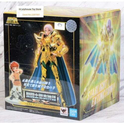 Bandai Saint Seiya Myth Cloth Ex Myth Cloth Revival EX MU Aries Cavaleiros do Zodiaco Action Figure