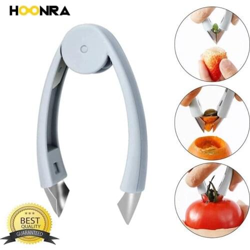 HOONRA Stainless Steel Fruit Eye Seed Remover Clip Pineapple Eye Peeler Knife Pineapple Seed Remover Clip Seeder Kitchen Tools