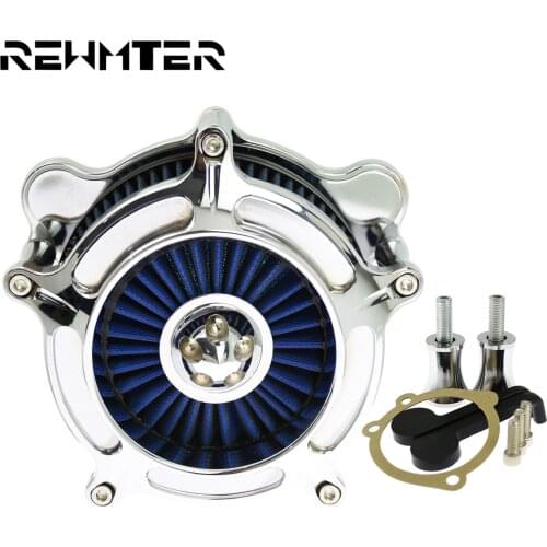 Chrome Motorcycle Air Filter Crafts Cleaner Filters For Harley Touring Electra Glide FLHX Softail Fat Boy Dyna FLHXSE CVO FLHR
