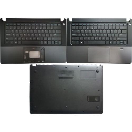 US laptop Keyboard for DELL vostro V5460 5460 5470 V5480 Palmrest Upper cover without fingerprint/Bottom case cover
