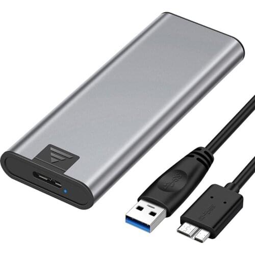 External HDD Enclosure Case Solid State Disk SSD Hard Drive Disk Shell 2.5'' NGFF USB 3.0 SATA3.0 6 Gps UASP Support M.2SSD
