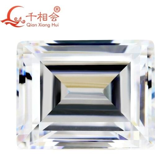Small size white color Moissanites baguette shape loose stone