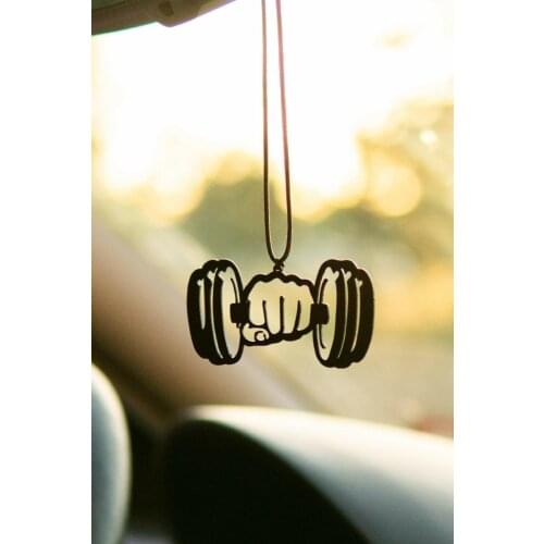 Metal Halter Rearview Mirror Ornament Stainless. Stylish To Your Car color. Fast shipping