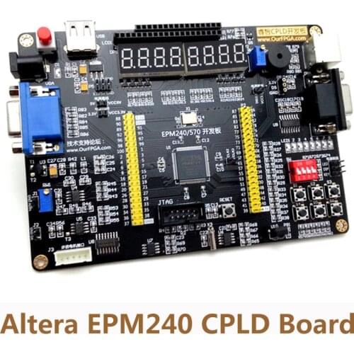 Altera EPM240 CPLD Multi-Function Board AD/DA Stepper Motor Interface Receiver Development Board +USB Blaster+5V Power Supply
