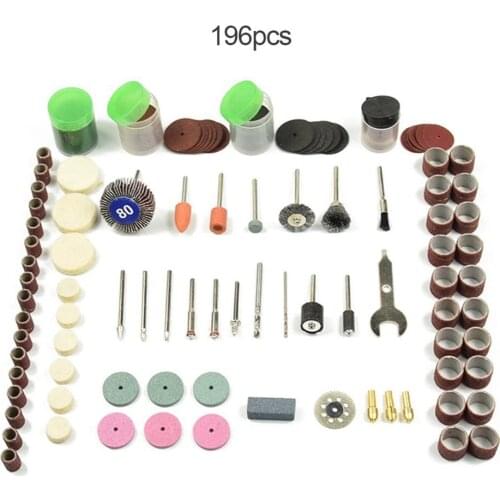 Mini Drill Kit Fits Electric Sanding Cutting Grinding Tool Dremel Polish Accessory Bit Rotary Tool Carving Machine Accessories