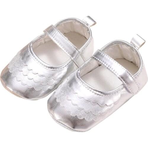 Baby Shoes Newborn The First Walker PU Bright Face Spring Autumn Baby Girl Princess Shoes Children Toddler Shoes