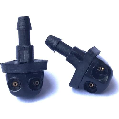 One Pair Sprinkler Plastic Wiper Nozzle Replace Single-hole Washer Spray Kits