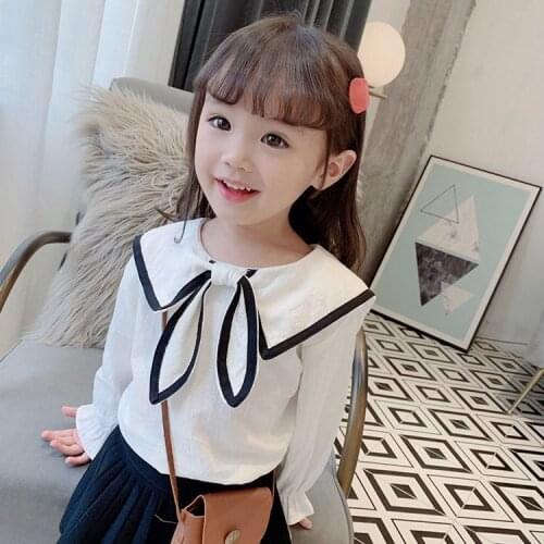 OUOBOUOKID White Blouses For Girls