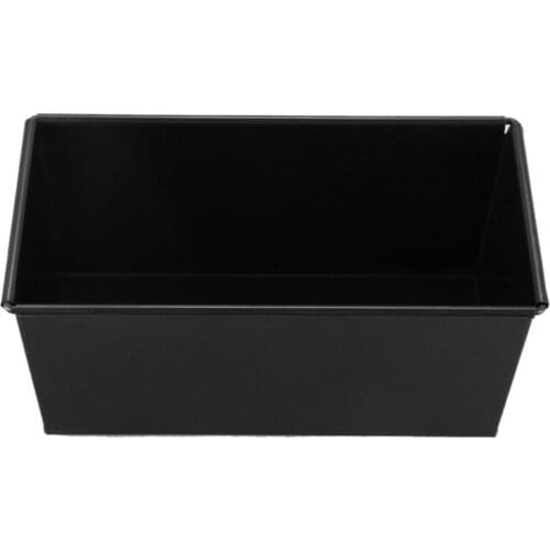 Rectangle Bakeware Nonstick Box Large Loaf Tin Kitchen Pastry Bread Cake Baking Black