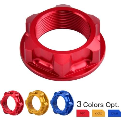 CNC Steering Stem Nut For Honda CR85R CRF150R CRM50 80 250R CRF1000L Africa Twin XR230 XR250 XR400 MOTARD CRF250L / M RALLY