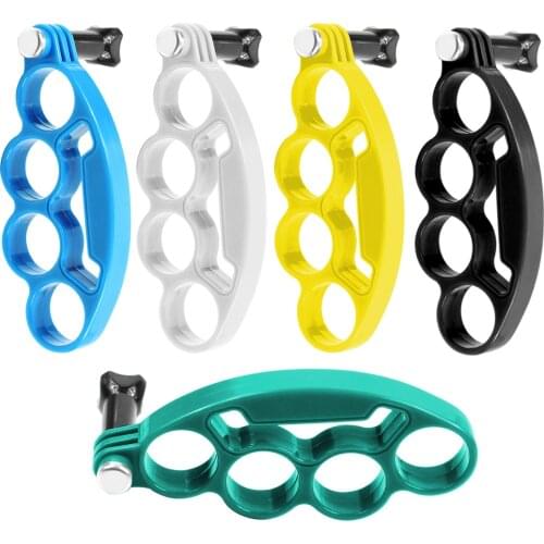 ABS Knuckles Fingers Grip Selfie Tripod Mount Monopod & Thumb Screw for Gopro Hero 2 3 3+/Plus 4 SJ4000 Camera