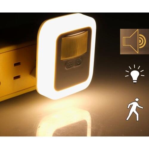 Led Night Light Motion Light Sound Sensor Bedroom Decor Lamp Home Staircase Closet Aisle Decorative Night Lamp Christmas Gifts