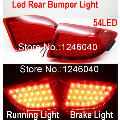 LED Rear Reflector Bumper Light tail light brake stop Fog lamp light fit for mazda3 hatchback skyactive Axela 2013