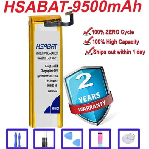 Top Brand 100% New 8000mAh 6438132-2S Battery for GPD WIN2 WIN 2 Handheld Gaming Laptop in stock