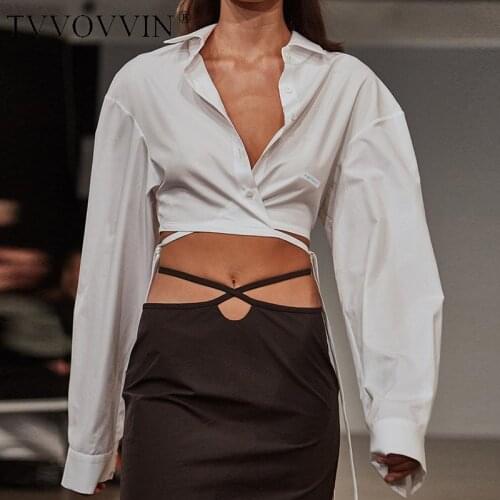 Женские рубашки с длинным рукавом Tvvovvin China At AliExpress