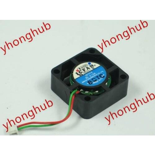 ICFAN 2510F-5 DC 5V 0.12A 3-wire 25X25X10mm Server Cooling Fan