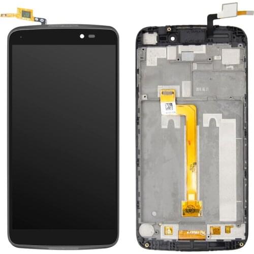 5.5'' LCD Frame For Alcatel One Touch Idol 3 5.5 6045 OT6045 6045K Lcd Display Touch Screen Digitizer Glass Assembly Replacement