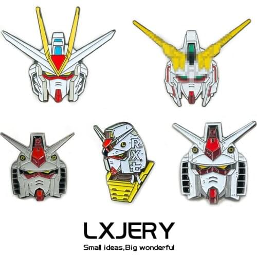 Robot GUNDAM Pin Badge On Backpack Funny Brooch Pins For Clothes Broche For Women Girl Schoolbag