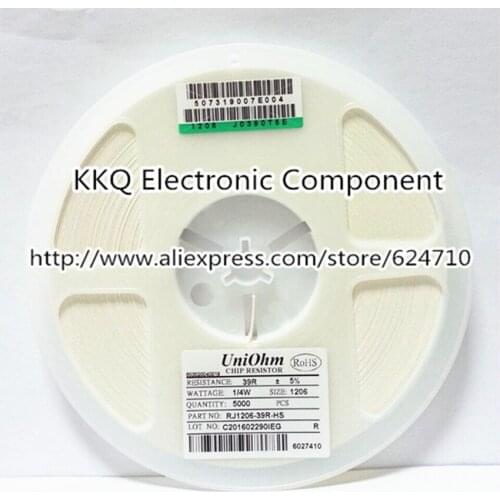 100PCS/LOT 5% 1206 4.7R 47R 470R 4.7K 47K 470K 5.1R 51R 510R 5.1K 51K 510K SMD 3.2x1.6mm 1206