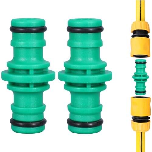 5Pcs Garden Quick Hose Connector 1/2” End Double Male Coupling Joint Adapter Extender fittings For Hose Pipe Tube