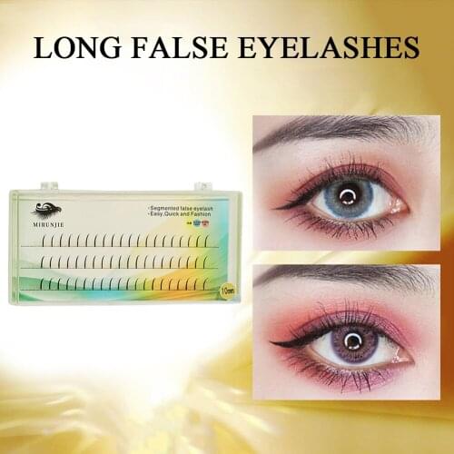 60pcs 10mm 11mm Professional Makeup Individual Cluster Eyelashes Grafting Fake Volume False Lashes Natural Eyelash Extension