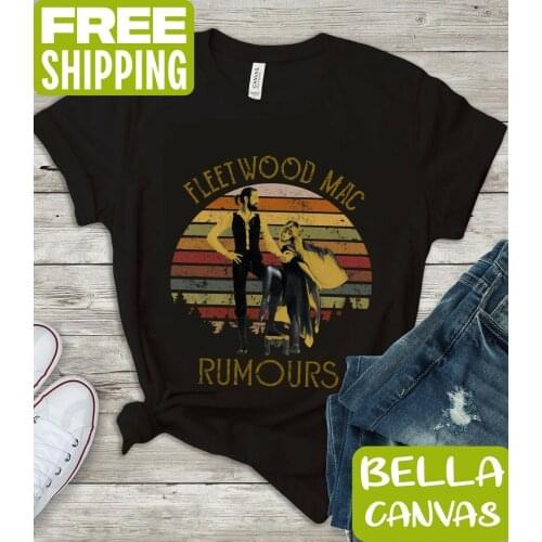 Freeshipping Stevie Nicks Fleetwood Mac Rumours T-Shirt Vintage T Shirt