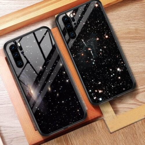 For Huawei Mate 40 Tempered Glass Case Hard Back Cover Gorgeous For Huawei Mate 9 10 Pro P10 P20 P30 Honor V9 V10 Play Nova 3e