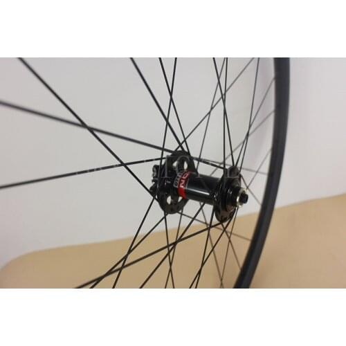 29er hookless mtb Front bike wheel 28mm width 24mm depth light XC Cross-Country bicycle wheel Novatec D711SB 28 or 32 holes