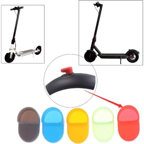 1pc For XiaoMi M365 Rear Fender Guard Silicone Hook Cover Electric Scooter Skateboard Back Mudguard Shield Accessories