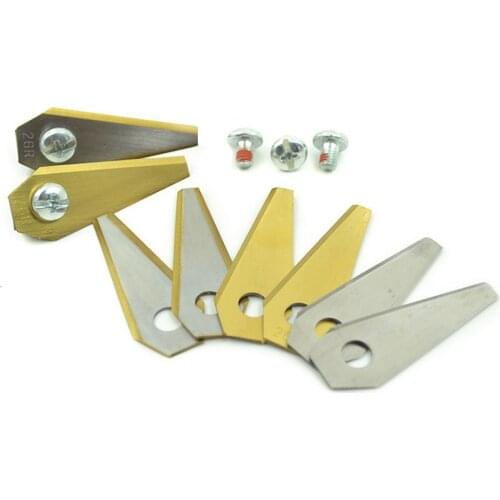 9PCS Auto Mower Blades for Bosch Indego Robot Lawn Mower Blade L49*W19*T1.0MM Robotic Lawn Mower Parts Replacement Accessories