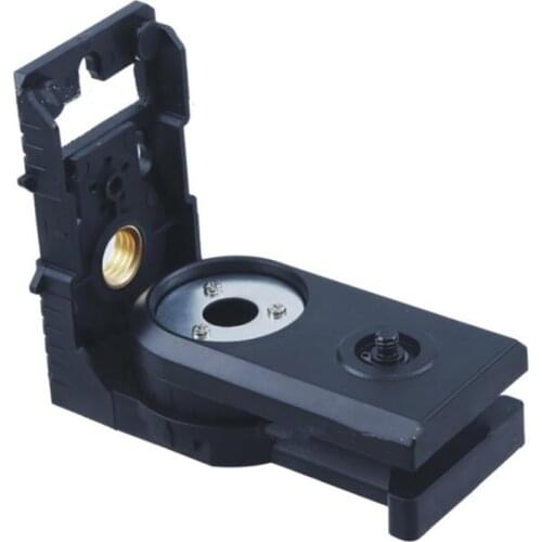 L-shape Laser Level Adapter 180 Degree Rotating Magnetic Pivoting Base for Wall & Ceiling Mount Bracket 1/4" and 5/8" Thread