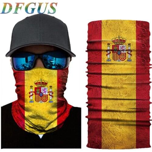 National Flag Seamless Magic Balaclava Face Masks Moto Motorcycle Skiing Riding Scarf Neck Shield Anti-UV Warmer Bandana