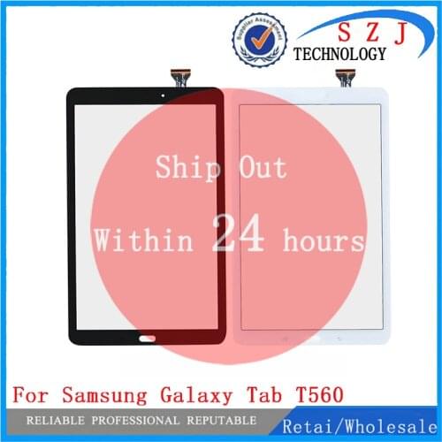 New 9.6'' inch For Samsung Galaxy Tab E 9.6 SM-T560 T560 Touch Screen Panel glass Digitizer with flex cable Free Shipping
