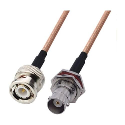 BNC Male to BNC Female Jack Bulkhead Connector Pigtail Jumper RG316 Cable 50 ohm
