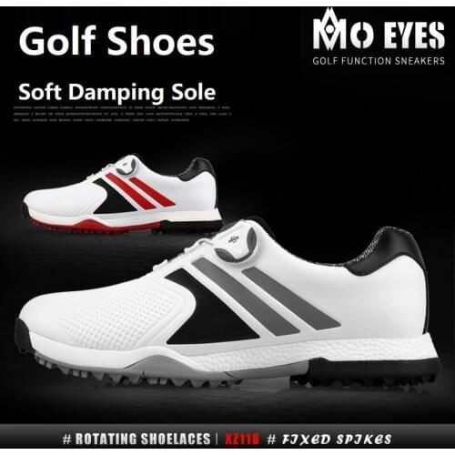 Pgm Golf Shoes Waterproof Breathable Shoes Microfiber Leather Spikes Nail Sneakers MenS Golf Non-Slip Training Shoes
