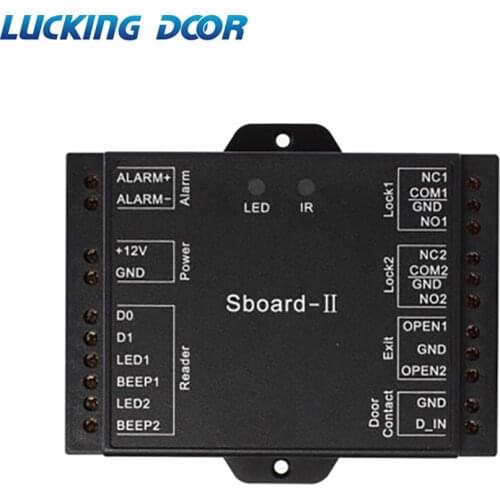 Sboard-II Mini Network 2 Door Access Controller Board Data Can Be Transferred Connect with Any Reader Wiegand 26~37 Output