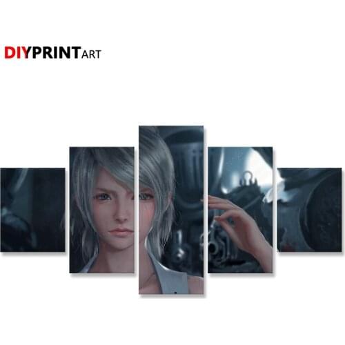 Anime Girl Final Fantasy 5 Panels Wall Poster Paintings for Bedroom Decoration A2120