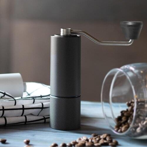 Portable Manual Coffee Grinder Household Hand-made Coffee Grinder Dual-bearing Hand-held Coffee Grinder