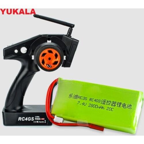 Radio link RC3S RC4GS RC6GS Transmitter parts 7.4V 2800mah 20C Lipo Battery 2s