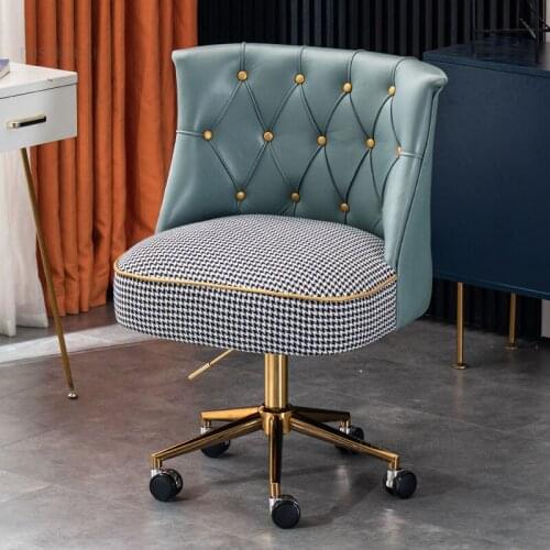 Nordic Executive Liftable Swivel Office Chairs Bedroom Study Apartment Computer Chair Living Room Furniture Single Sofa Chair