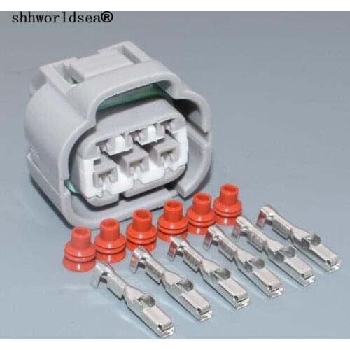 Shhworldsea 6 Pin Female Accelerator Throttle Pedal Car Electrical Connector Socket For Toyota Lexus 7283-7064-40 90980-10988