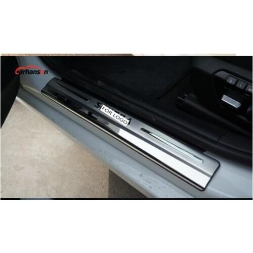 Car Styling for Nissan Sentra B17 accessories 2012-2017 stainless steel auto door sill protector scuff plate guard