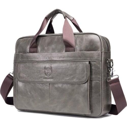 Male Retro Men Genuine Cowhider Handbags Black Briefcase Vintage Shoulder Messenger Mens Bag Business Men Large Laptop Handbags