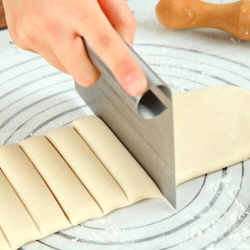 1Pc Stainless Steel Pastry Cutters Dough Scraper DIY Pastry Cutters Fondant Cake Cutter Bakeware Tool Kitchen Accessories