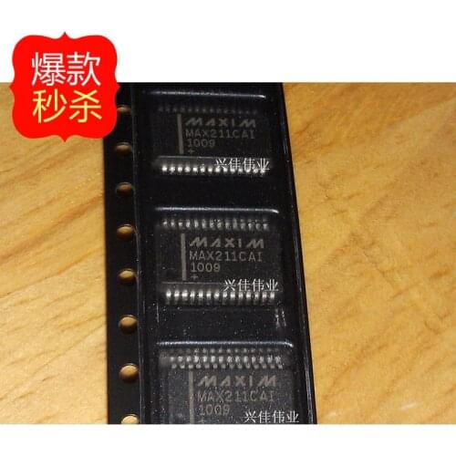 10PCS New original authentic MAX211 MAX211CAI SSOP28 Driver / Transceiver